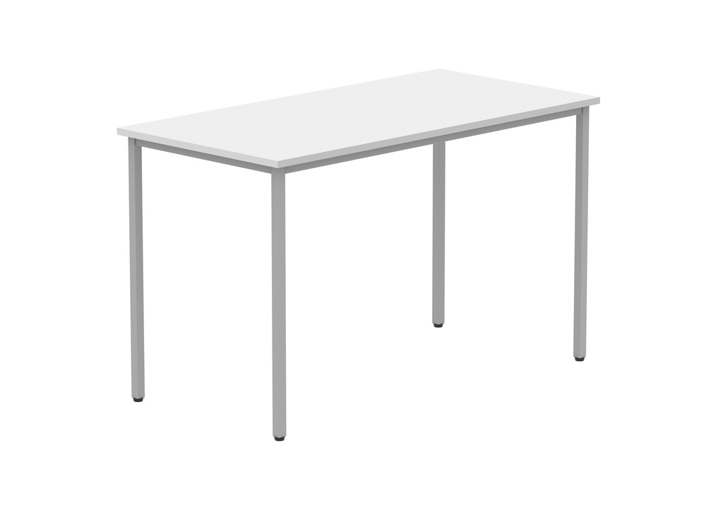 Office Rectangular Multi-Use Table | 1200X600 | White/Silver