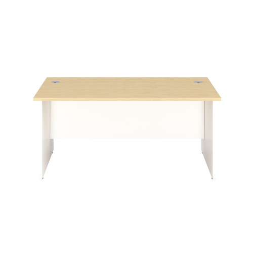 Double Upright Wooden Insert Rectangular Desk (FSC)