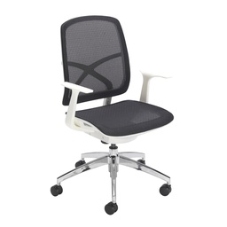[CH0799] Zico Mesh Chair - White